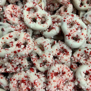 Candy Cane Pretzels