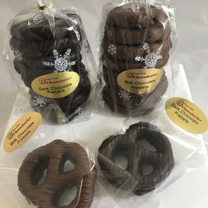 Pretzels-Chocolate Smothered