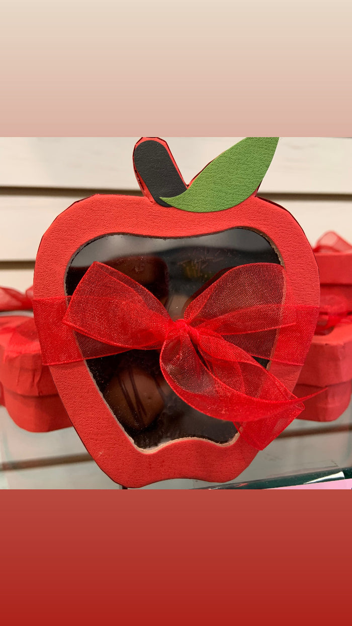 Apple Shaped Chocolate Filled Box