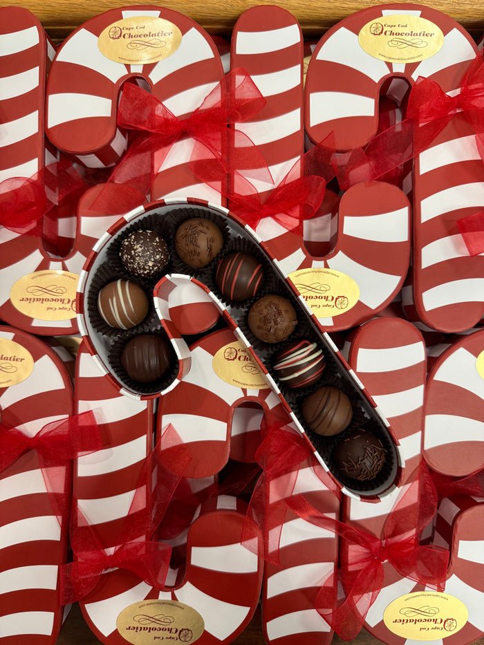 Truffle Candy Cane Box