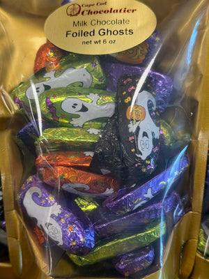 Milk Chocolate Foiled Ghosts