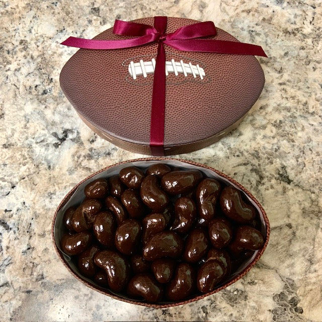 Sea Salt Cashews Dark Chocolate Football