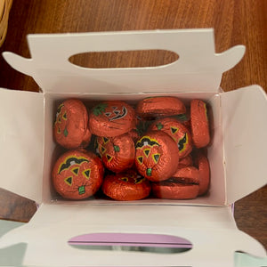 Trick or Treat Tote filled with Milk Chocolate Foiled Pumpkins