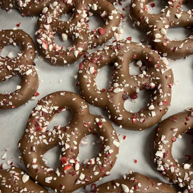 Peppermint Pretzels