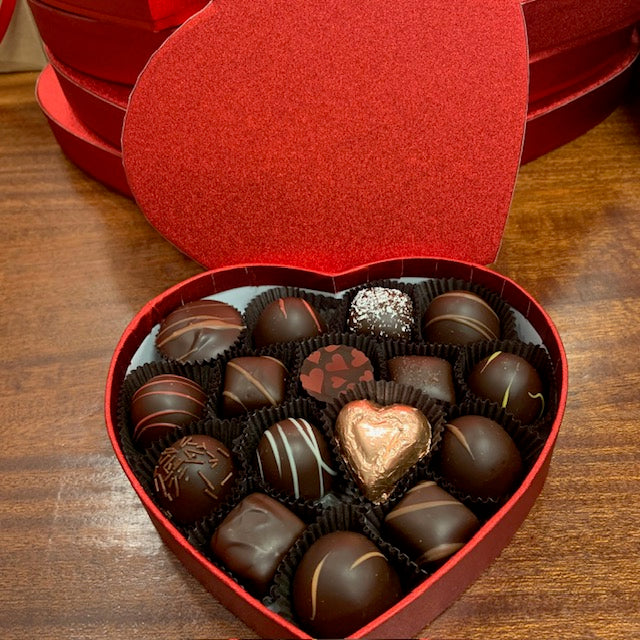 Valentines Heart Medium Dark Chocolate