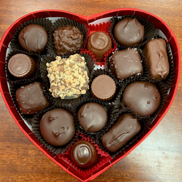 Sugar Free Chocolate Filled Heart Box