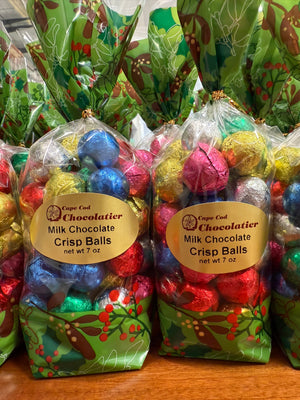 Milk Chocolate Crisp Balls Holiday