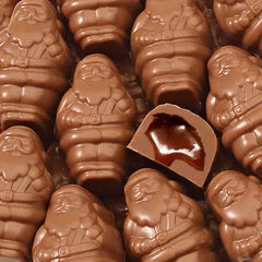 Caramel Filled Milk Chocolate Santas