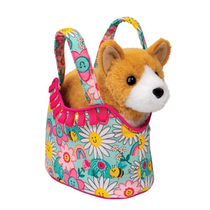 Sunny Smiles Sassy Sak w/Corgi Dog