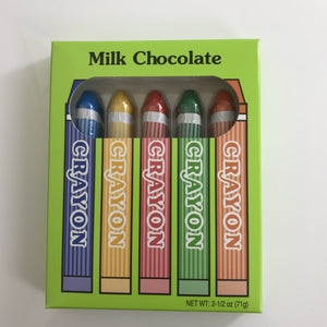 Crayons, Foiled Milk Chocolate