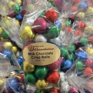 Milk Chocolate Crisp Balls Holiday