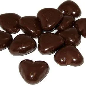 Caramel Hearts Chocolate Covered