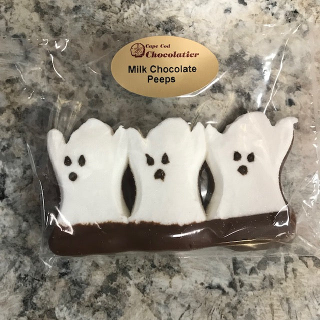 Halloween Peeps Dipped in Chocolate